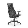 Scaun birou Halmar Rubio, inaltime reglabila 101-109cm, cotiere reglabile, stofa/polipropilena, gri