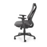 Scaun birou Halmar Rubio, inaltime reglabila 101-109cm, cotiere reglabile, stofa/polipropilena, gri