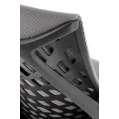 Scaun birou Halmar Rubio, inaltime reglabila 101-109cm, cotiere reglabile, stofa/polipropilena, gri