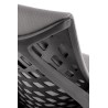 Scaun birou Halmar Rubio, inaltime reglabila 101-109cm, cotiere reglabile, stofa/polipropilena, gri