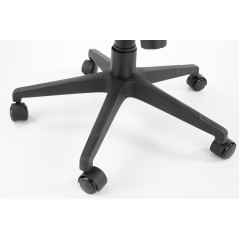 Scaun birou Halmar Rubio, inaltime reglabila 101-109cm, cotiere reglabile, stofa/polipropilena, gri
