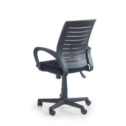 Scaun birou ergonomic Halmar Santana, inaltime reglabila 89-99cm, functie blocare, functie balansare, plasa/textil, negru/gri