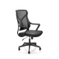 Scaun ergonomic de birou, spatar respirabil, sistem balansare si blocare, mesh, inaltime reglabila, negru