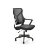 Scaun birou ergonomic Halmar Santo, inaltime reglabila 104-114cm, functie blocare, functie balansare, plasa/textil, negru