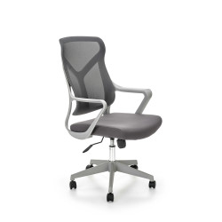 Scaun birou ergonomic Halmar Santo, inaltime reglabila 104-114cm, functie blocare, functie balansare, plasa/textil, gri