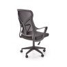 Scaun birou ergonomic Halmar Santo, inaltime reglabila 104-114cm, functie blocare, functie balansare, plasa/textil, negru