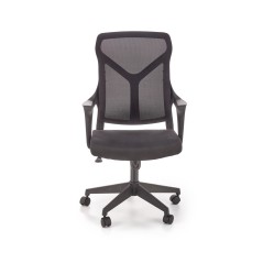 Scaun birou ergonomic Halmar Santo, inaltime reglabila 104-114cm, functie blocare, functie balansare, plasa/textil, negru