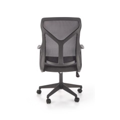 Scaun birou ergonomic Halmar Santo, inaltime reglabila 104-114cm, functie blocare, functie balansare, plasa/textil, negru