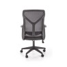 Scaun birou ergonomic Halmar Santo, inaltime reglabila 104-114cm, functie blocare, functie balansare, plasa/textil, negru