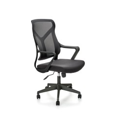 Scaun birou ergonomic Halmar Santo, inaltime reglabila 104-114cm, functie blocare, functie balansare, plasa/textil, negru