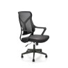 Scaun birou ergonomic Halmar Santo, inaltime reglabila 104-114cm, functie blocare, functie balansare, plasa/textil, negru