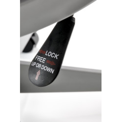 Scaun birou ergonomic Halmar Santo, inaltime reglabila 104-114cm, functie blocare, functie balansare, plasa/textil, gri
