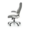 Scaun directorial Halmar Saturn, inaltime reglabila 112-120cm, functie blocare, functie balansare, piele, gri
