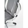 Scaun directorial Halmar Saturn, inaltime reglabila 112-120cm, functie blocare, functie balansare, piele, gri