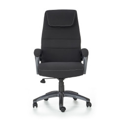 Scaun birou Halmar Sidney, inaltime reglabila 117-125cm, stil clasic, functie blocare, functie balansare, textil, negru