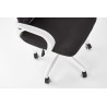 Scaun birou ergonomic Halmar Socket, inaltime reglabila 110-118cm, roti cauciucate, plasa/textil, negru