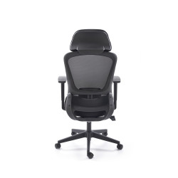 Scaun birou ergonomic Halmar Sonar, reglabil 118-128 cm,cotiere si suport lombar reglabile, suport lombar, negru