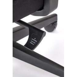 Scaun birou ergonomic Halmar Sonar, reglabil 118-128 cm,cotiere si suport lombar reglabile, suport lombar, negru