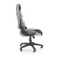 Scaun ergonomic de gaming, inaltime si cotiere reglabile, roti cauciucate, spatar matlasat, negru/gri Scaun ergonomic de gaming, inaltime si cotiere reglabile, roti cauciucate, spatar matlasat, negru/gri