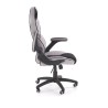 Scaun gaming Halmar Sonic, inaltime reglabila 115-124cm, spatar matlasat, cotiere reglabile, textil, negru/gri