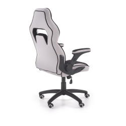 Scaun gaming Halmar Sonic, inaltime reglabila 115-124cm, spatar matlasat, cotiere reglabile, textil, negru/gri