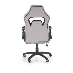 Scaun gaming Halmar Sonic, inaltime reglabila 115-124cm, spatar matlasat, cotiere reglabile, textil, negru/gri