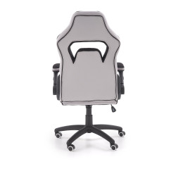 Scaun gaming Halmar Sonic, inaltime reglabila 115-124cm, spatar matlasat, cotiere reglabile, textil, negru/gri