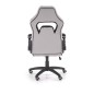 Scaun ergonomic de gaming, inaltime si cotiere reglabile, roti cauciucate, spatar matlasat, negru/gri Scaun ergonomic de gaming, inaltime si cotiere reglabile, roti cauciucate, spatar matlasat, negru/gri