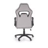 Scaun gaming Halmar Sonic, inaltime reglabila 115-124cm, spatar matlasat, cotiere reglabile, textil, negru/gri
