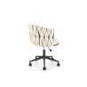 Scaun birou Halmar Talon, inaltime reglabila 75-85cm, stil glamour, functie blocare, functie balansare, catifea, bej
