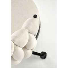 Scaun birou Halmar Talon, inaltime reglabila 75-85cm, stil glamour, functie blocare, functie balansare, catifea, bej