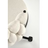 Scaun birou Halmar Talon, inaltime reglabila 75-85cm, stil glamour, functie blocare, functie balansare, catifea, bej
