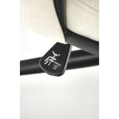 Scaun birou Halmar Talon, inaltime reglabila 75-85cm, stil glamour, functie blocare, functie balansare, catifea, bej