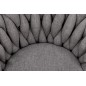 Scaun de birou Halmar Talon, inaltime reglabila 75-85 cm, baza polipropilena, functie blocare, catifea gri