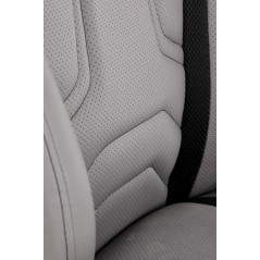 Scaun directorial Halmar Tanger, inaltime reglabila 108-117cm, functie blocare, functie balansare, piele, gri