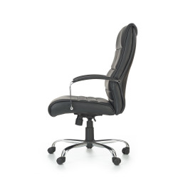 Scaun directorial Halmar Teksas, inaltime reglabila 112-122cm, functie blocare, functie balansare, piele, negru