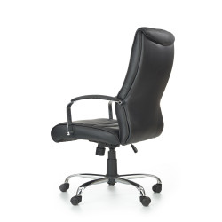 Scaun directorial Halmar Teksas, inaltime reglabila 112-122cm, functie blocare, functie balansare, piele, negru