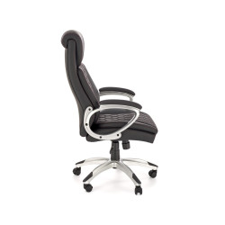 Scaun directorial Halmar Thomas, inaltime reglabila 115-122cm, functie blocare, functie balansare, piele, negru