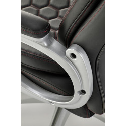 Scaun directorial Halmar Thomas, inaltime reglabila 115-122cm, functie blocare, functie balansare, piele, negru