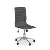 Scaun birou Halmar Tirol 2, inaltime reglabila 97-107cm, stil clasic, functie blocare, functie balansare, textil, gri
