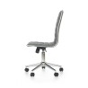 Scaun birou Halmar Tirol, inaltime reglabila 97-107cm, stil clasic, functie blocare, functie balansare, piele, gri
