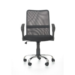 Scaun birou ergonomic Halmar Tony, inaltime reglabila 92-102cm, functie blocare, functie balansare, plasa/textil, gri/negru