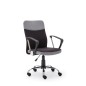 Scaun de birou in stil clasic, Halmar Topic, inaltime reglabila 94-104 cm, baza metal, functie blocare, negru/gri Scaun de birou in stil clasic, Halmar Topic, inaltime reglabila 94-104 cm, baza metal, functie blocare, negru/gri