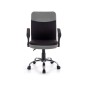 Scaun de birou in stil clasic, Halmar Topic, inaltime reglabila 94-104 cm, baza metal, functie blocare, negru/gri Scaun de birou in stil clasic, Halmar Topic, inaltime reglabila 94-104 cm, baza metal, functie blocare, negru/gri