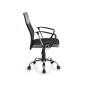 Scaun de birou in stil clasic, Halmar Topic, inaltime reglabila 94-104 cm, baza metal, functie blocare, negru/gri Scaun de birou in stil clasic, Halmar Topic, inaltime reglabila 94-104 cm, baza metal, functie blocare, negru/gri