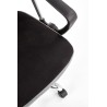 Scaun birou Halmar Topic, inaltime reglabila 94-104cm, stil clasic, baza metal, functie blocare, textil, negru/gri