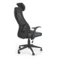 Scaun ergonomic pentru birou, inaltime reglabila 114-124 cm, baza rotativa PP, functie blocare, piele si mesh Scaun ergonomic pentru birou, inaltime reglabila 114-124 cm, baza rotativa PP, functie blocare, piele si mesh