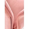 Scaun birou Halmar Tulip, inaltime reglabila 90-100cm, stil glamour, functie blocare, textil, functie balansare, catifea, roz