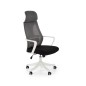 Scaun ergonomic de birou Halmar Valdez 2, inaltime si tetiera reglabile, baza metal, functie blocare, mesh, negru