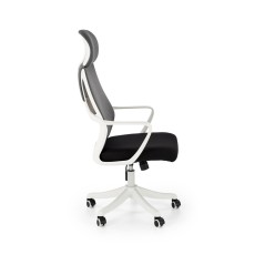 Scaun birou ergonomic Halmar Valdez 2, inaltime reglabila 116-124cm, tetiera reglabila, plasa/textil, negru